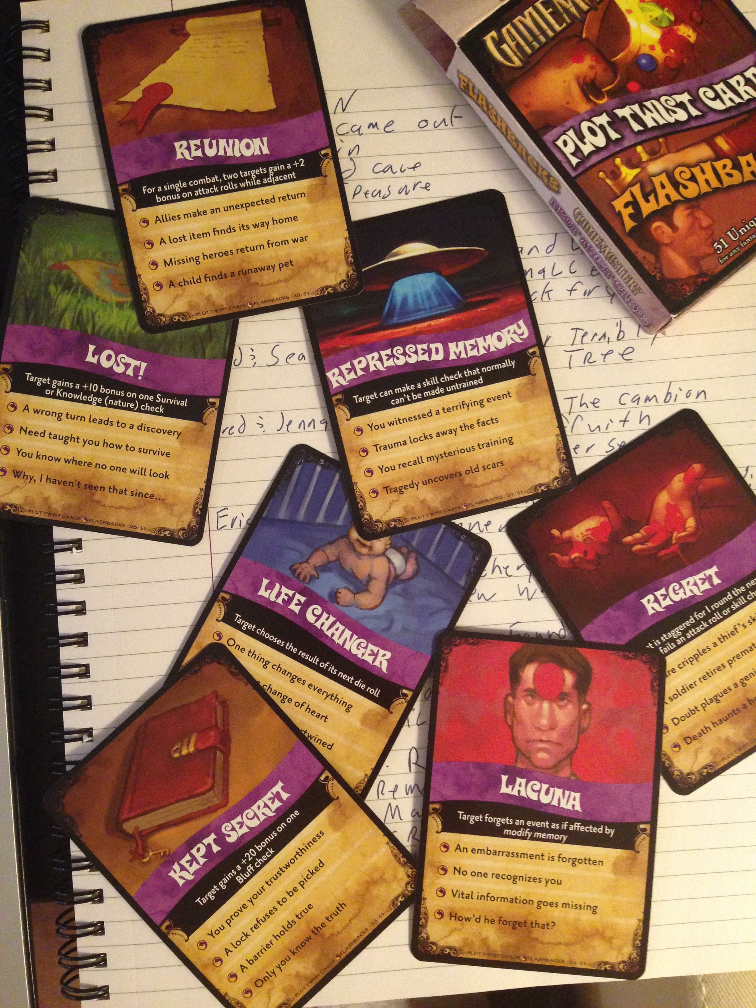 GameMastery Plot Twist Cards