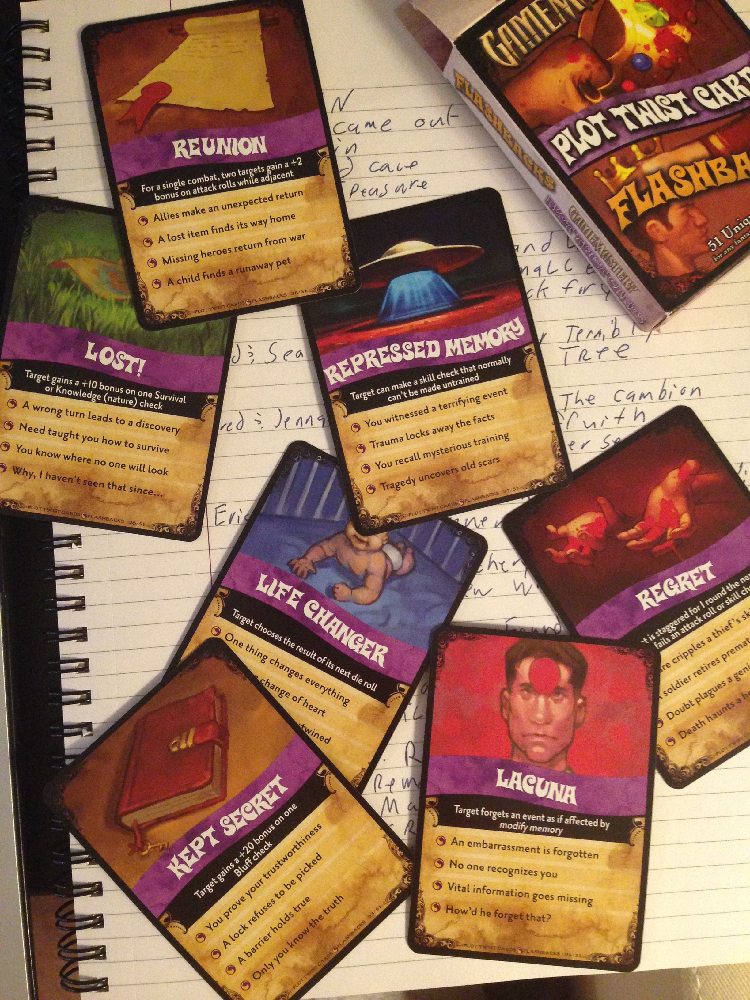 Gamemastery: Plot Twist Cards: Flashbacks (Other) 